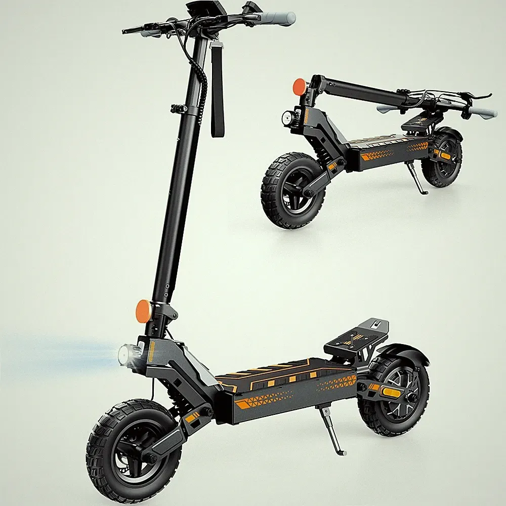 iScooter W10 Elektroroller 50km/h 48V 15Ah E-Scooter Offroad 10'' Klappbar 1200W