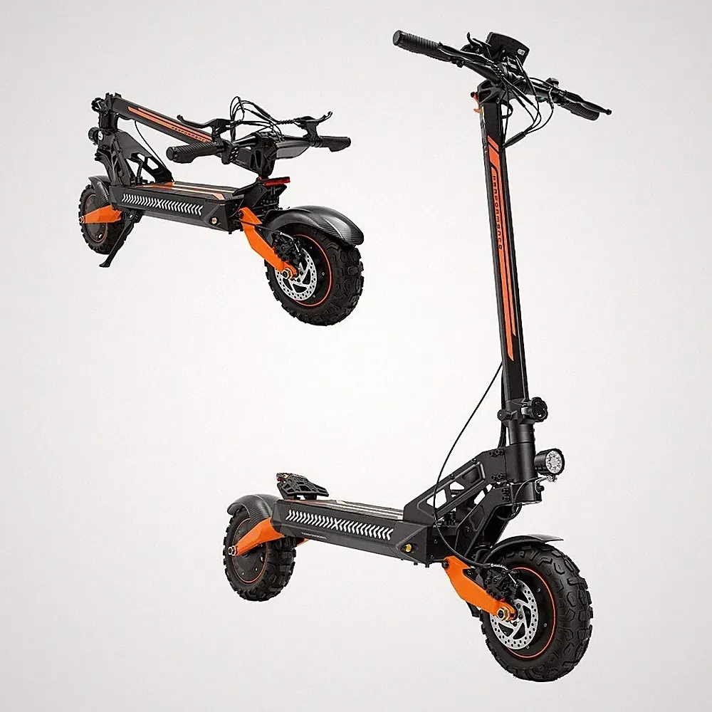 iScooter-W12 11'' Elektroroller 2*1500W 25AH Klappbar E-Scooter mit APP 70KM/H