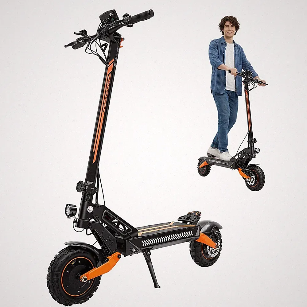 iScooter W12 E-Scooter 3000W 52V 25AH Elektroroller 11" Off-road E-Roller 70km/h