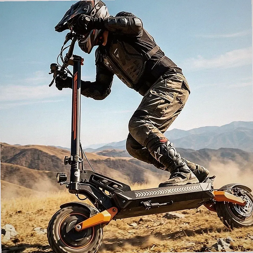 iScooter W12 Elektroroller 3000W 25AH E-Roller 70km/h Offroad 11'' E-Scooter DE