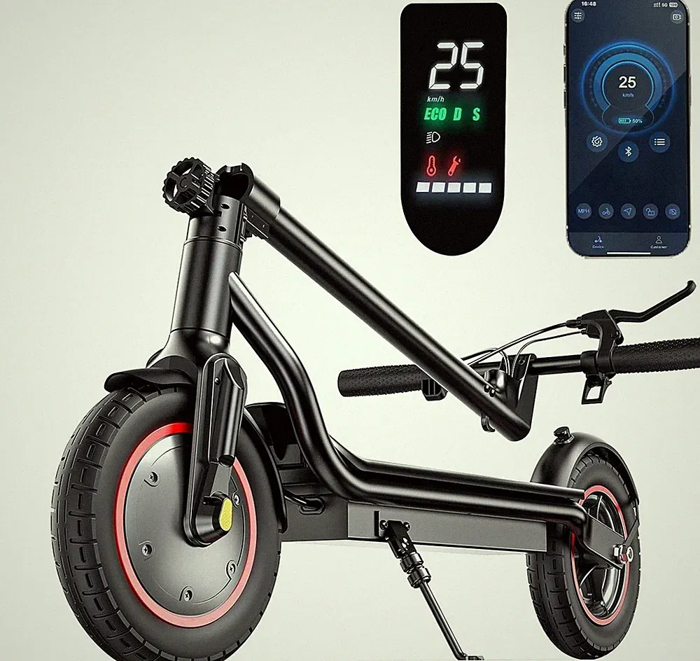iScooter W6 Elektroroller 35km 10'' 500W E-Scooter Offroad cityroller mit APP DE