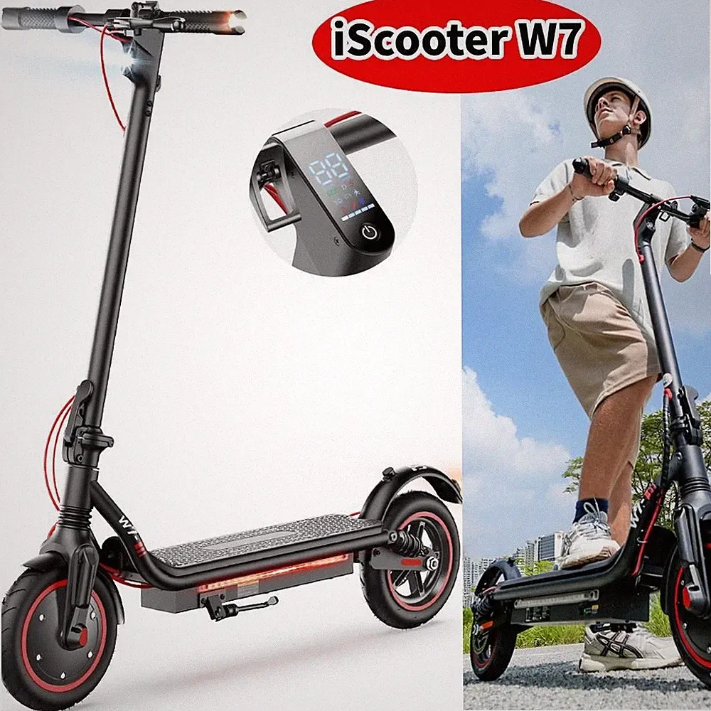 iScooter W7 500W Elektroroller Faltbar E-Scooter Mit APP E-Roller 20km/h Upgrade