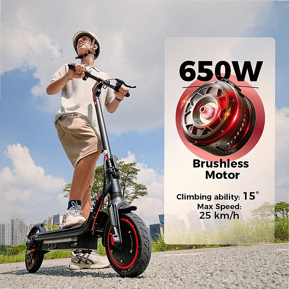 iScooter W7 E-Scooter 650W Elektroroller 35km/h Off-road 8,5'' E-Roller Faltbar