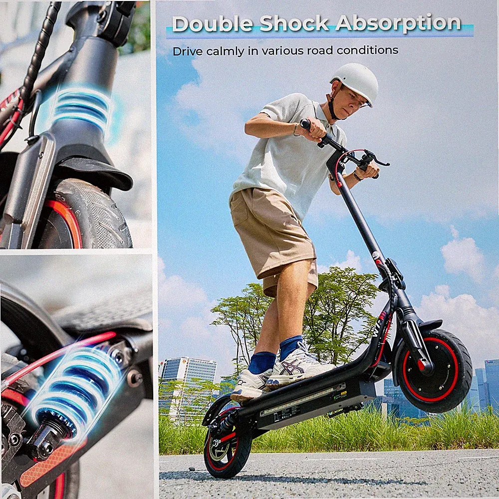 iScooter W7 Faltbar E-Scooter 650W 7,8AH 35km/h Off-road Elektroroller mit APP