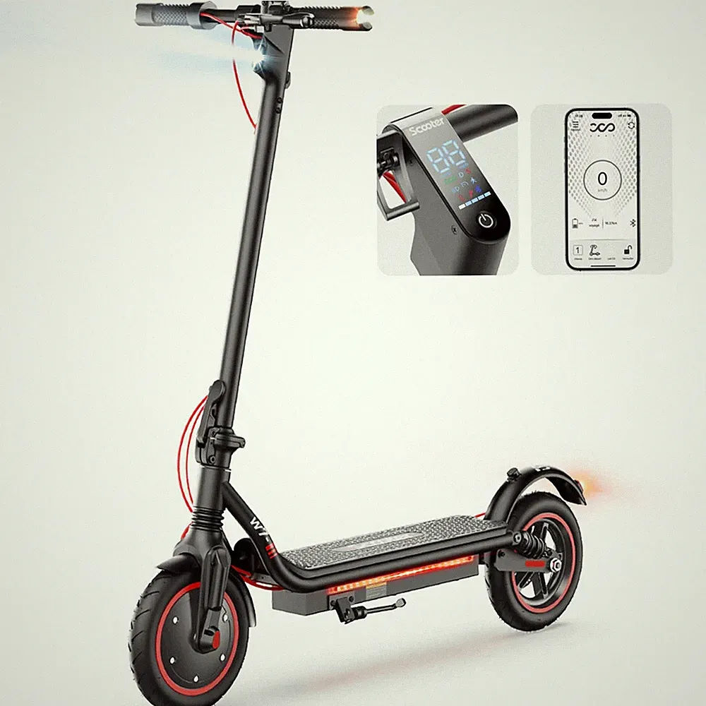 iScooter W7 Faltbar Elektroroller 650W 7,8AH Offroad E-Scooter 35km/h mit APP