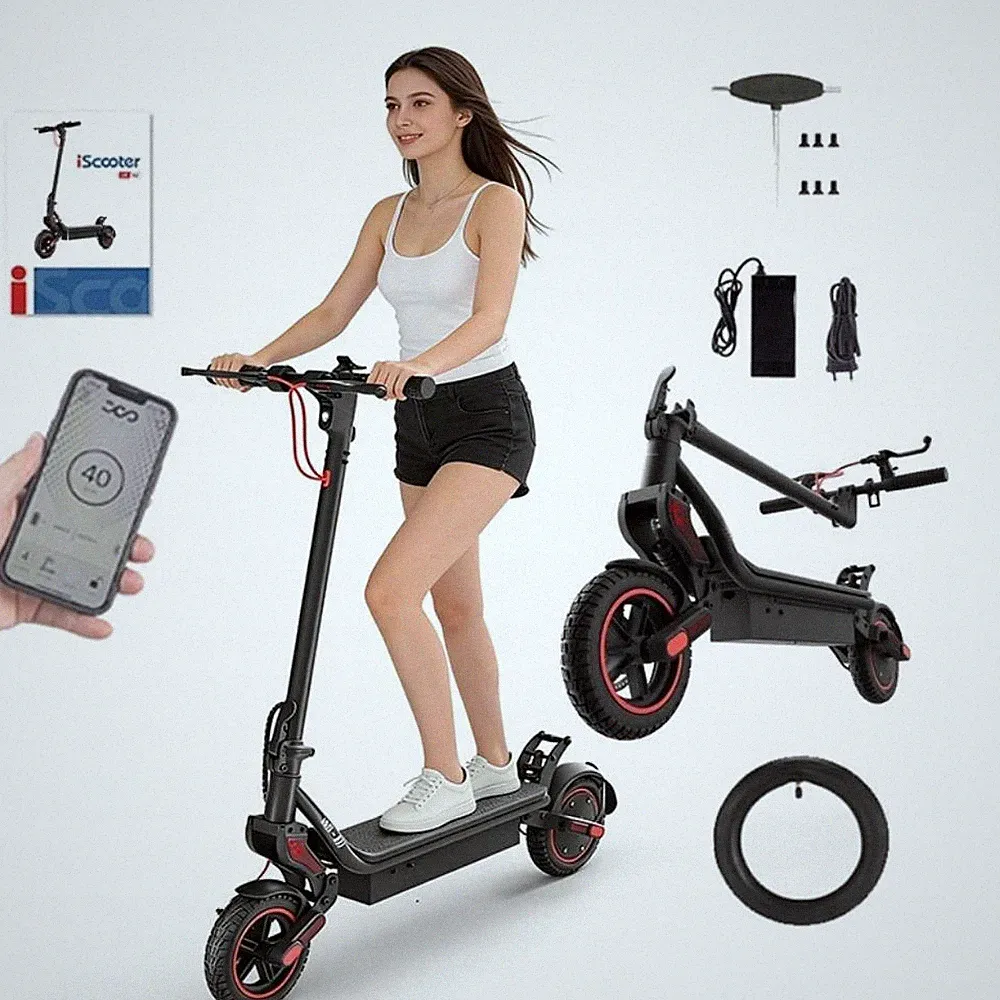 iScooter W8 10'' Elektroroller 500W 10,4Ah Offroad Commuting E-Scooter Faltbar