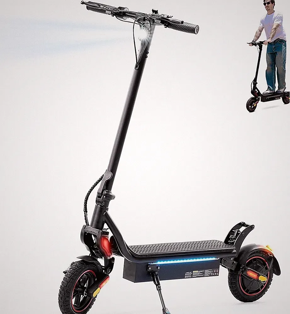 iScooter W8 Elektroroller 500W 14Ah Offroad 10'' E-Scooter Mit APP Faltbar 45KM