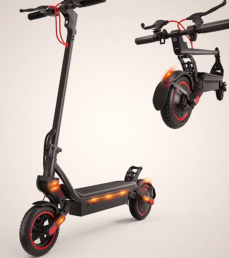 iScooter W8 Elektroroller 500W 14AH Offroad 10 Zoll 40km/h E-Scooter Faltbar DE