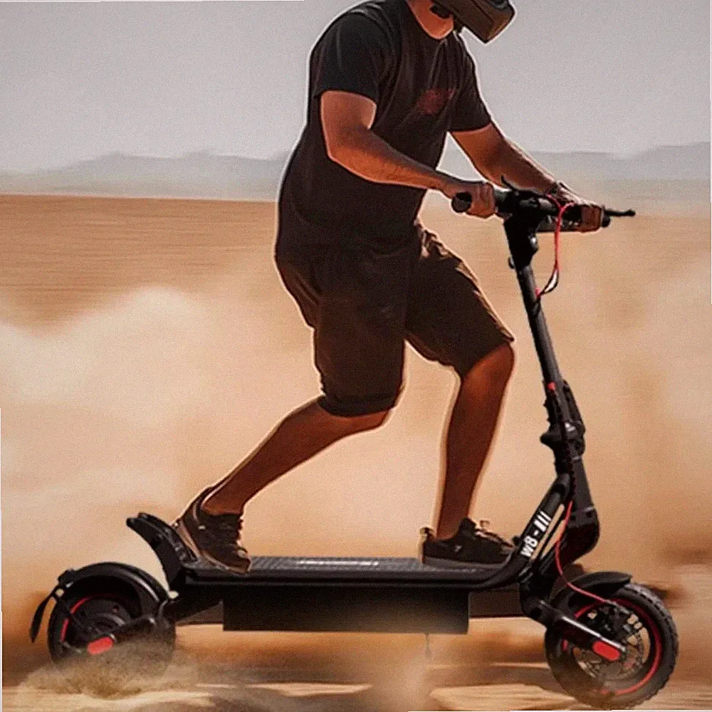 iScooter W8 Elektroroller 500W 48V/14AH Offroad 10 Zoll 40km/h E-Scooter Faltbar