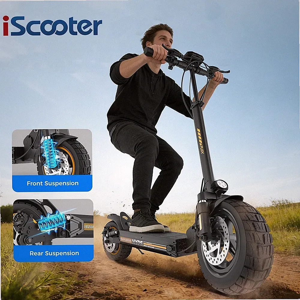 iScooter W9 Air Elektroroller 500W 10'' E-Scooter 48V 10AH E-roller Mit APP🔥