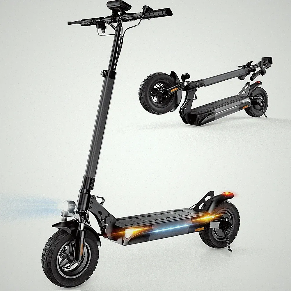 iScooter W9 E-Scooter Offroad 1000W 48V/14AH 10 Zoll ElektroRoller mit APP 150KG
