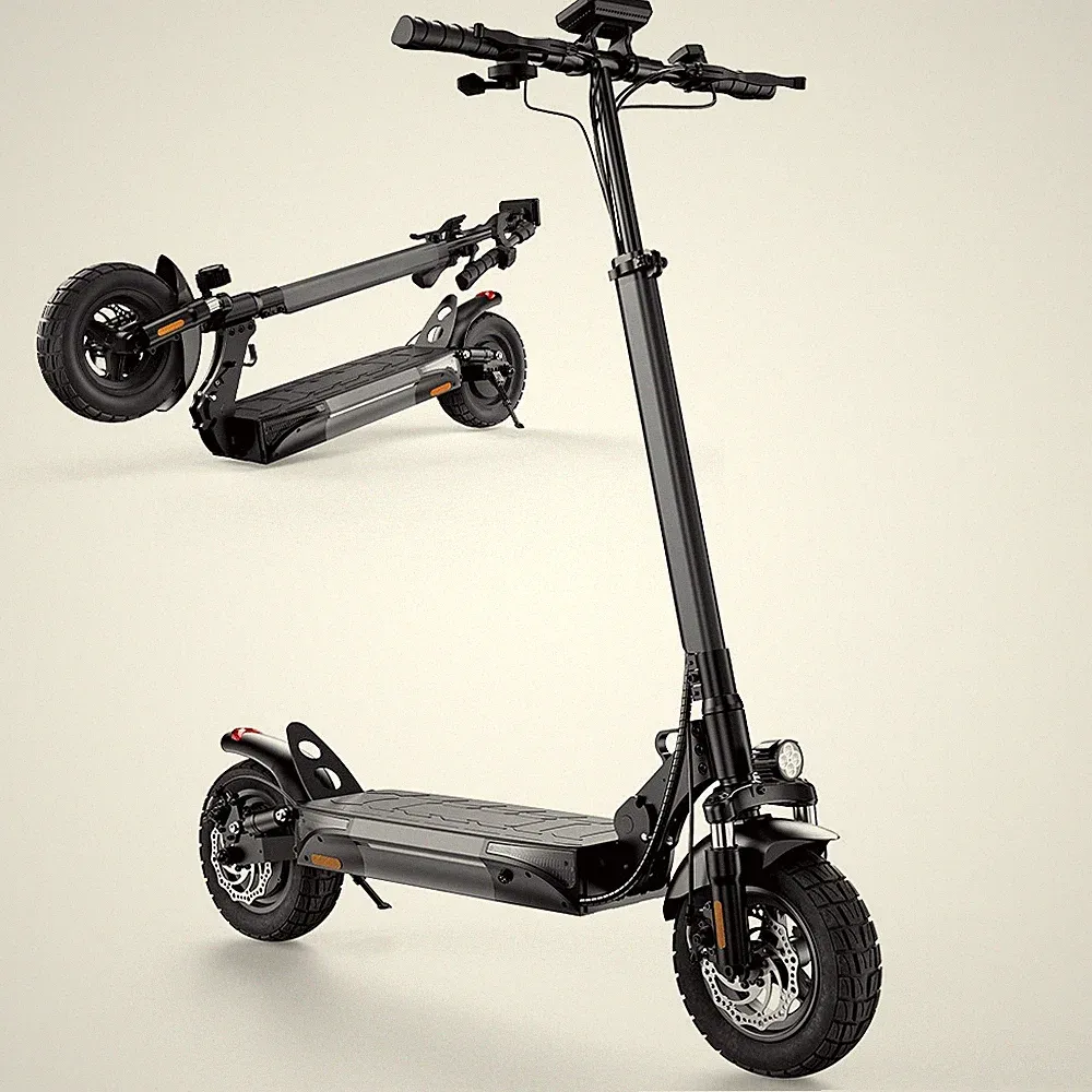 iScooter W9 Elektroroller 1000W 10 Zoll E-Scooter 48V 13AH E-Roller 45km/h APP