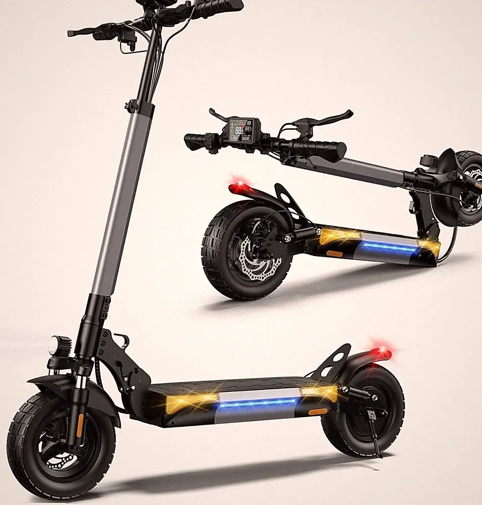 iScooter W9 Elektroroller 1000W 13AH 10'' Off-road E-Scooter Mit APP 45km/h EU