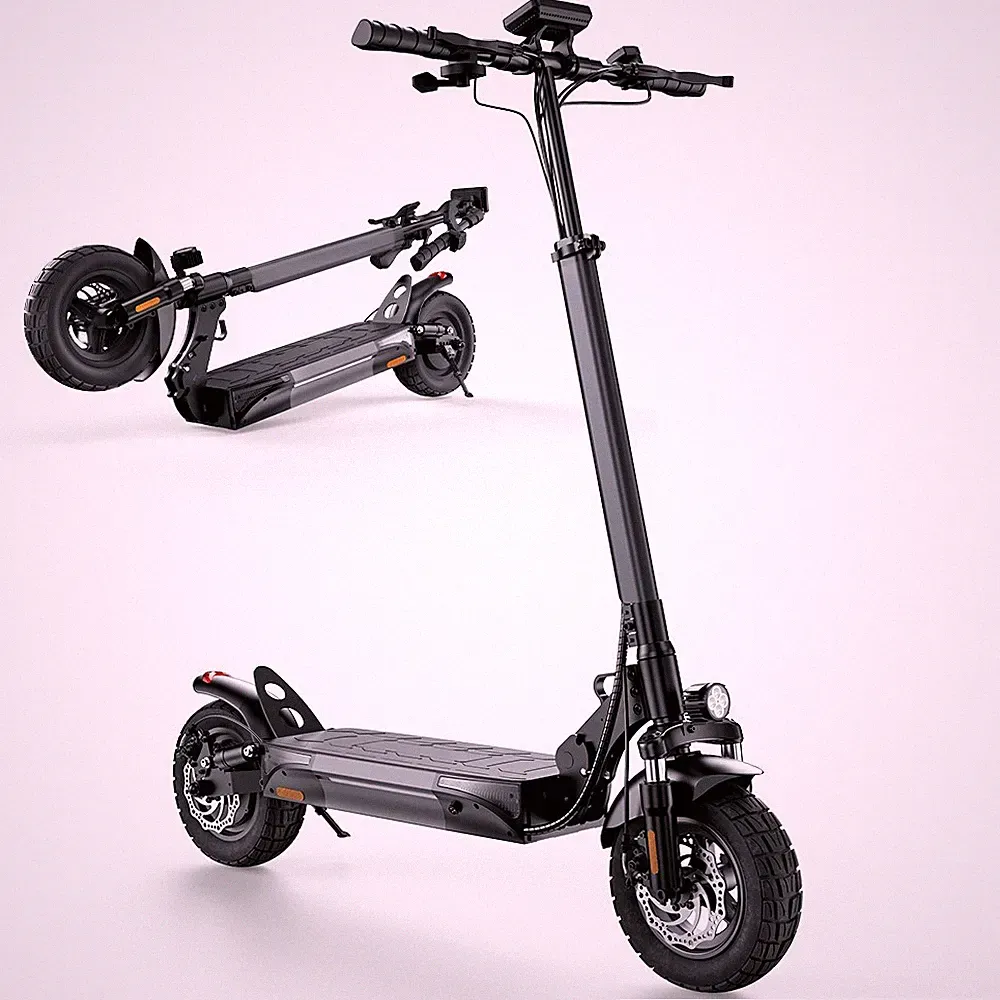 iScooter W9 Elektroroller 1000W 48V 13AH 10 Zoll Offroad E-Scooter 45KM Mit APP