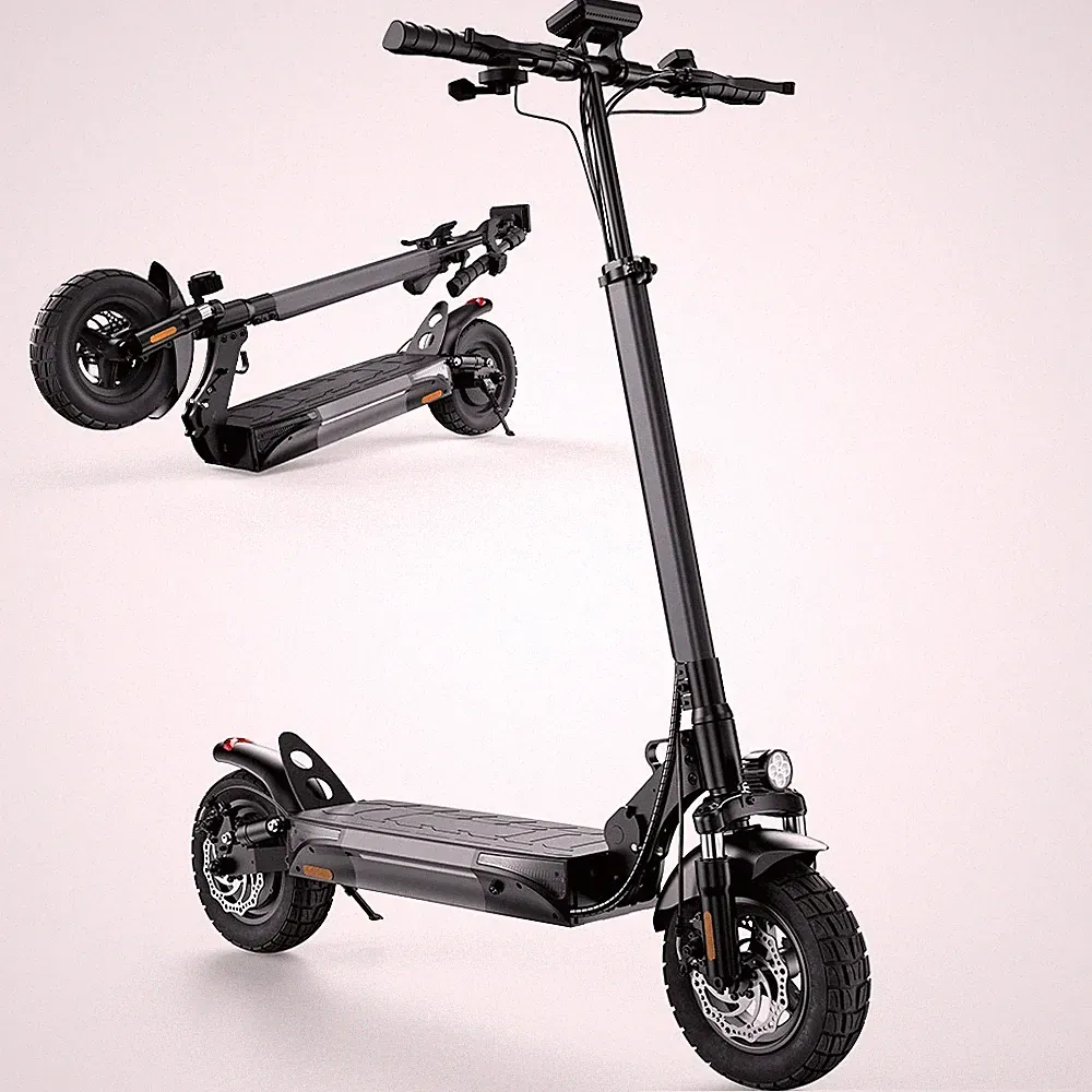 iScooter W9 Elektroroller 1000W 48V 13AH 10 Zoll Offroad E-Scooter 45KM Mit APP