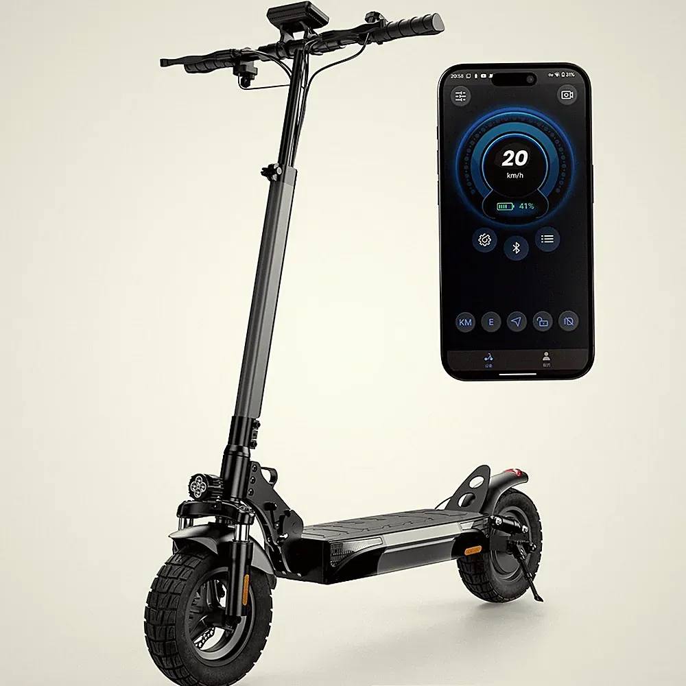 iScooter W9 Elektroroller 1000W 48V/13AH 45KM 10'' Offroad E-Scooter Mit APP NEU