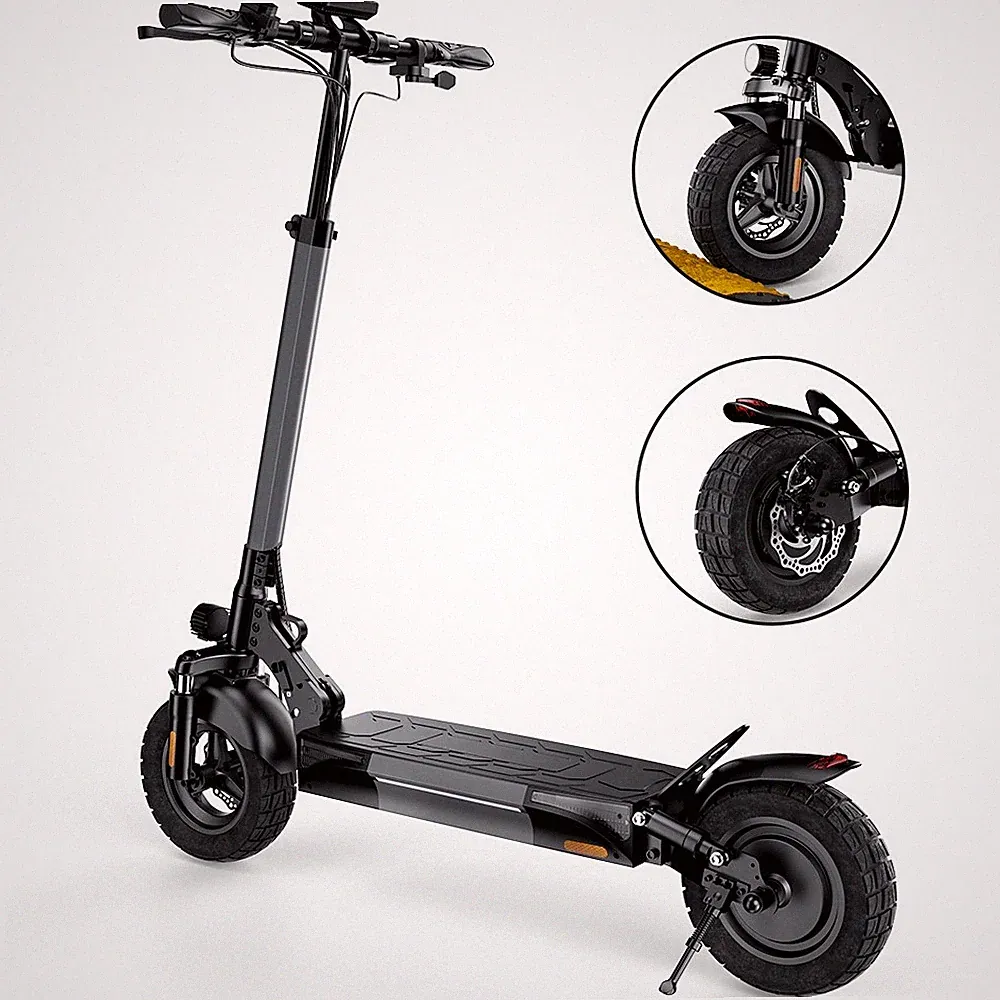 iScooter W9 Elektroroller 1000W 48V/13AH 45km/h 10'' Off-road E-Scooter Mit APP