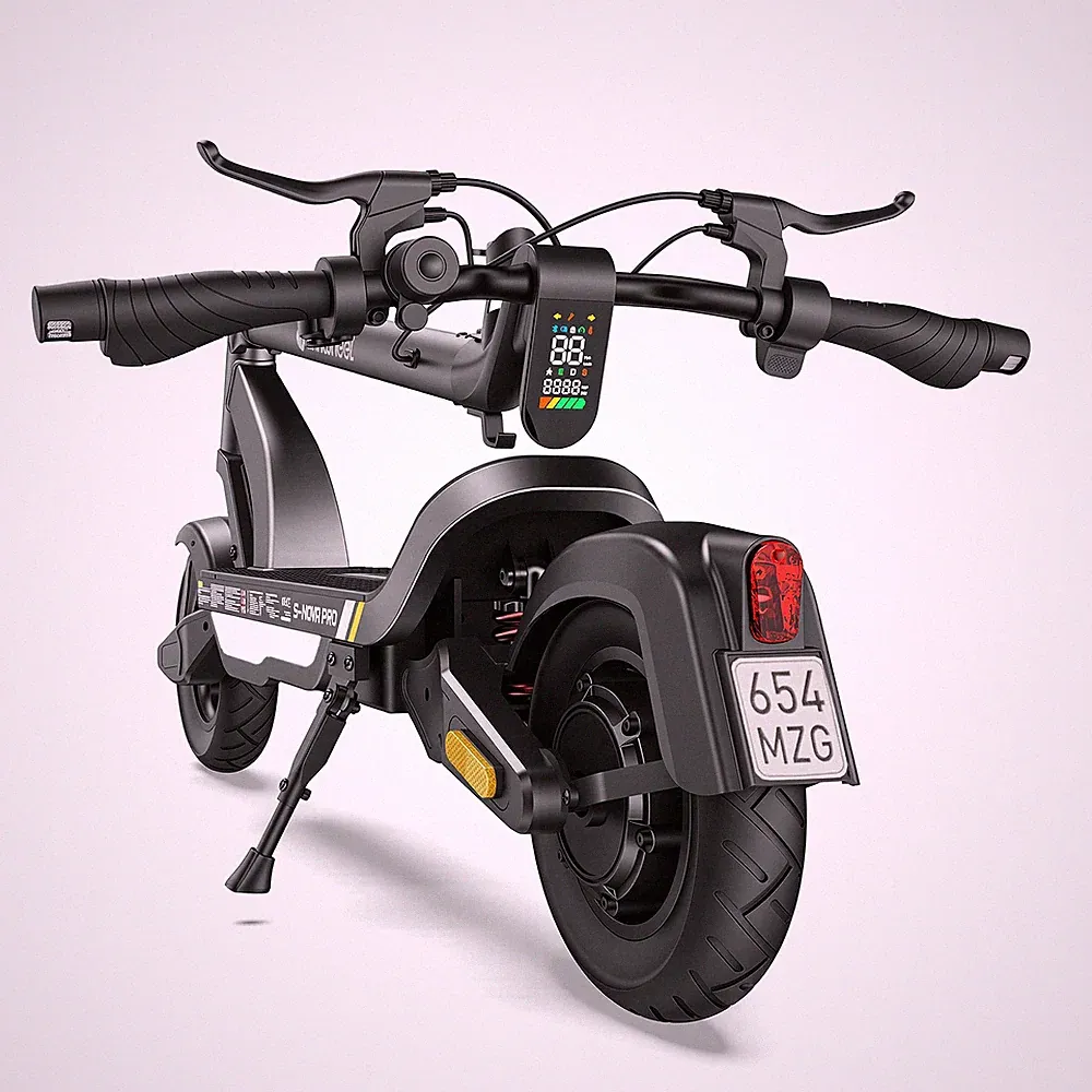 iSinwheel E-Scooter mit ABE Doppelte Federung APP Elektroroller bis 70km 120KG