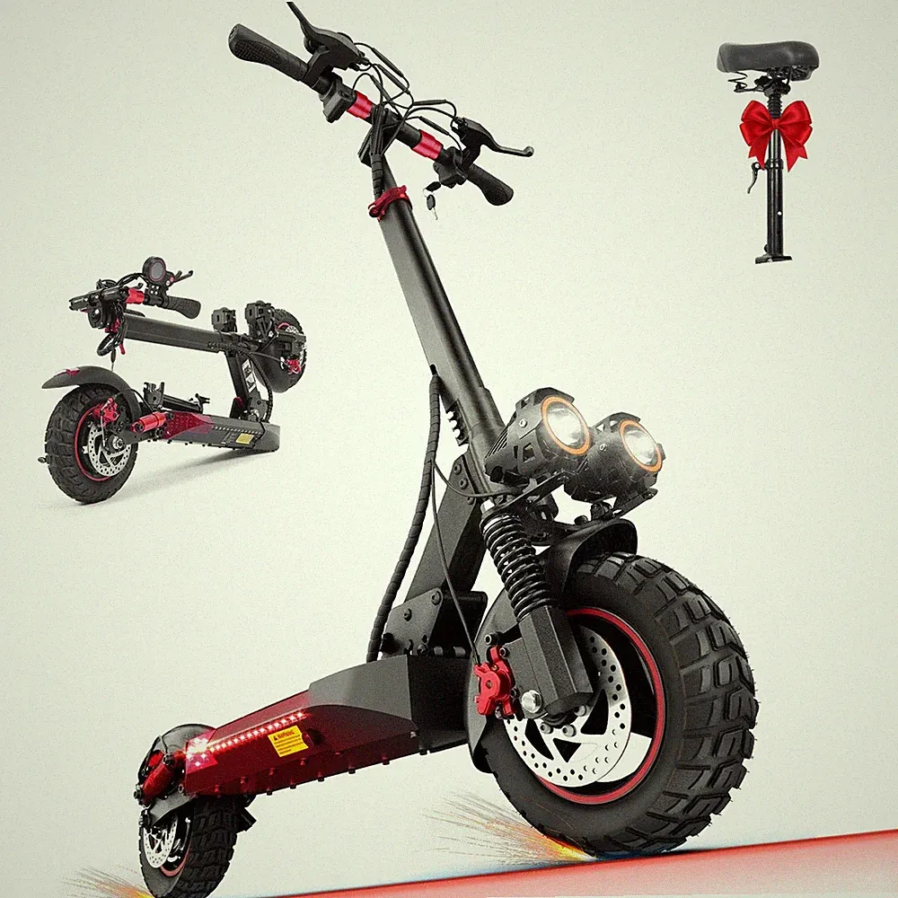 J01 10 Zoll Elektroroller Mit Sitz E-Roller 800W 15Ah E-Scooter Off-Road 45 km/h