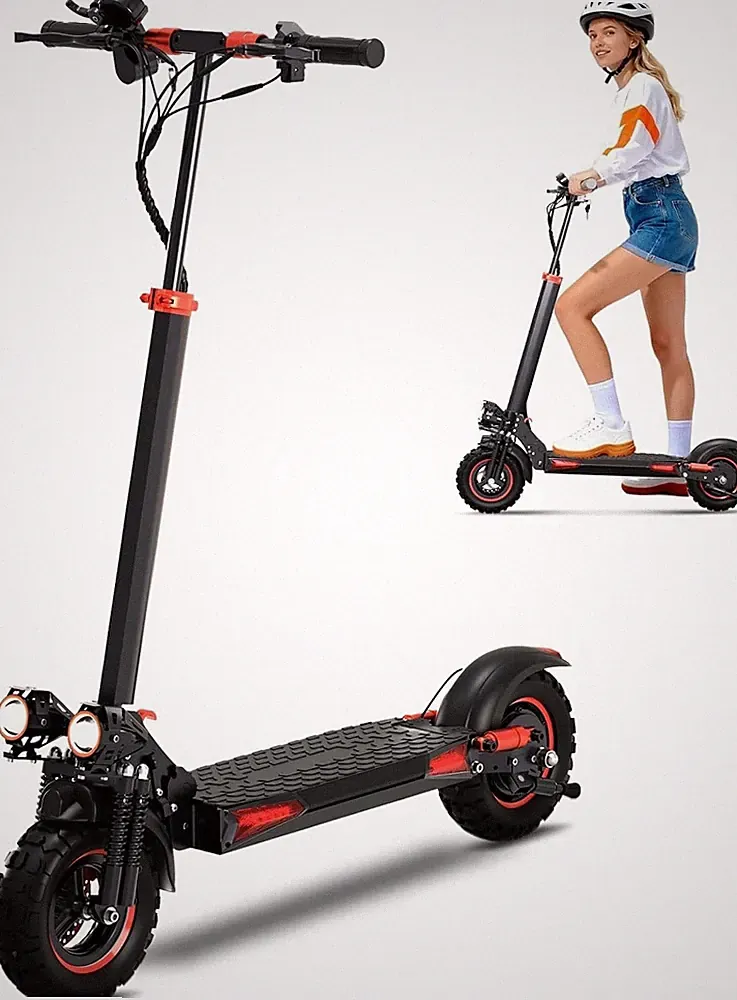 J11 MAX Elektroroller Mit Sitz 11 Zoll 1200W 18Ah Klappbar Off-Road E-Scooter DE