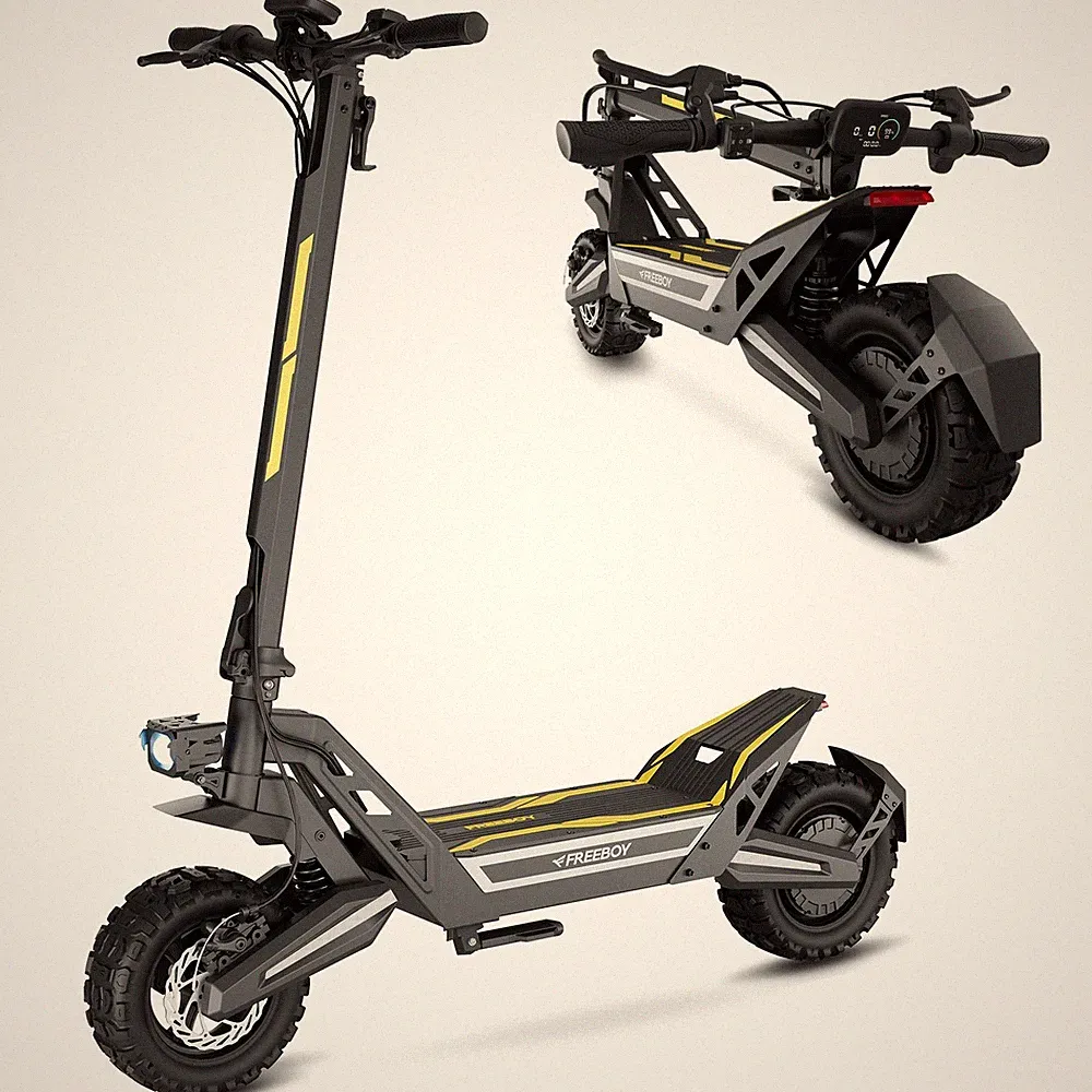 J2 MAX 11" Off-road Elektroroller 1200 W 55 km/h 48 V/18,2 Ah Faltbar E-Roller