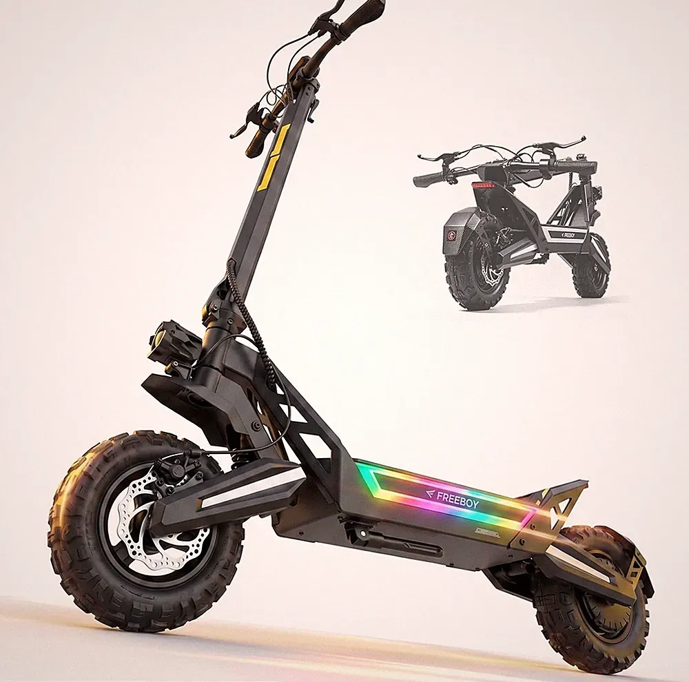 J2MAX 11'' Elektroroller 1200W 18,2Ah E-Scooter Off-road E-Roller Bis 50km Neue
