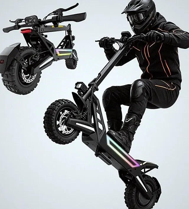 J2MAX Elektroroller 1200W 48V 18,2Ah E-Scooter Offroad 11'' E-Roller Bis 55 km/h