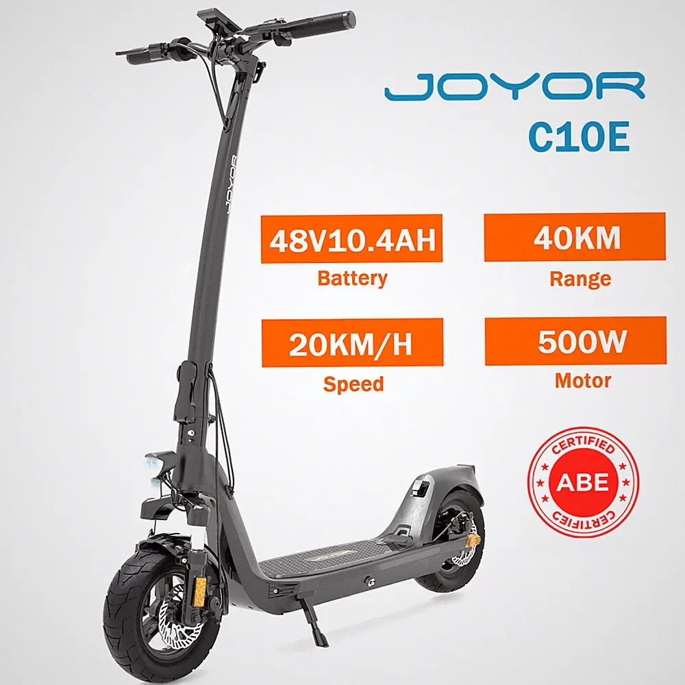 JOYOR C10E E-Scooter 10.4AH 40km Reichweite mit Straßenzulassung Elektroroller