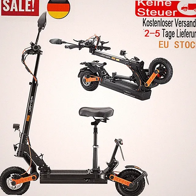Joyor E-Scooter mit Sitz Straßenzulassung 45 km/h Elektroroller offroad NFC S8E
