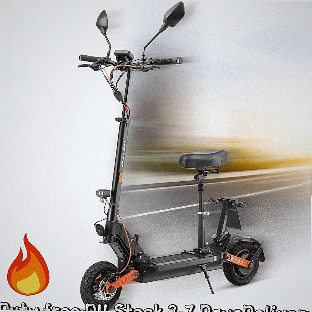 Joyor E-Scooter mit Sitz Straßenzulassung 45km/h offroad Elektroroller NFC 80KM