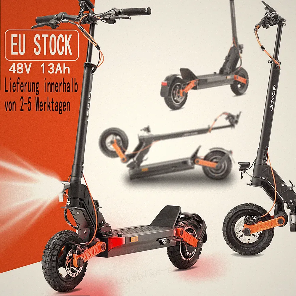 JOYOR E-Scooter mit Straßenzulassung ABE ,500W Offroad Federung Faltbares Roller