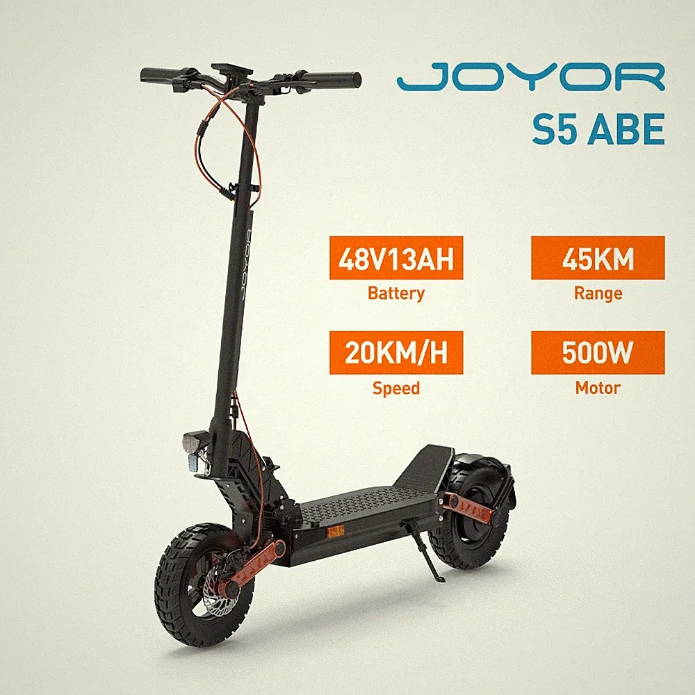 JOYOR S5 Elektroroller mit Straßenzulassung bis 45km Reichweite 10 Zoll E-Scooer