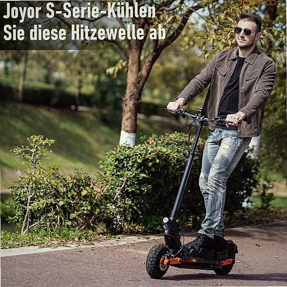 JOYOR S5 PRO E-Scooter mit Straßenzulassung 10 Zoll 500W Offroad Federung NEU