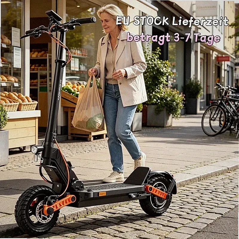 JOYOR S5 PRO Offroad EU E-Scooter mit Straßenzulassung ABE 10 Zoll 500W 48V 26Ah