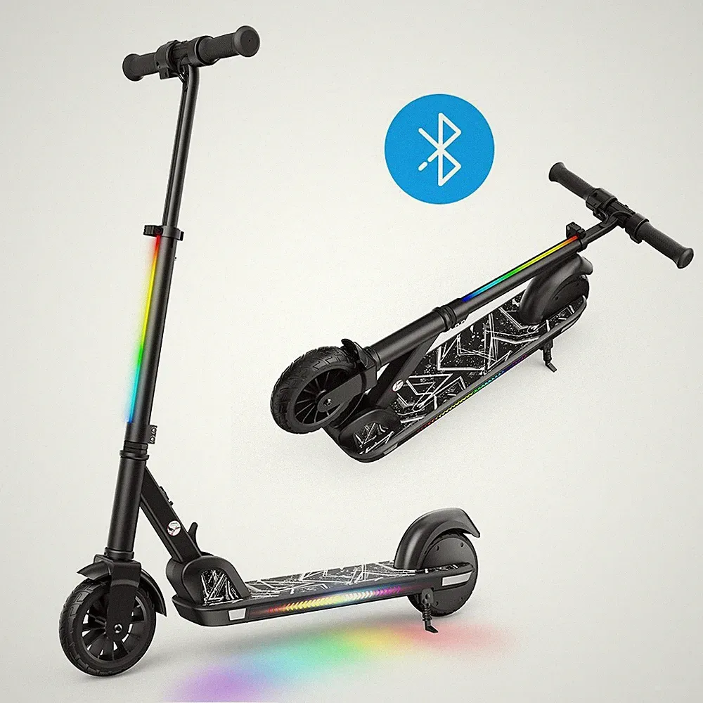 K4 Elektroscooter Für Kinder Elektroroller Kinderroller ab 6 Jahren Bis 16 km/h
