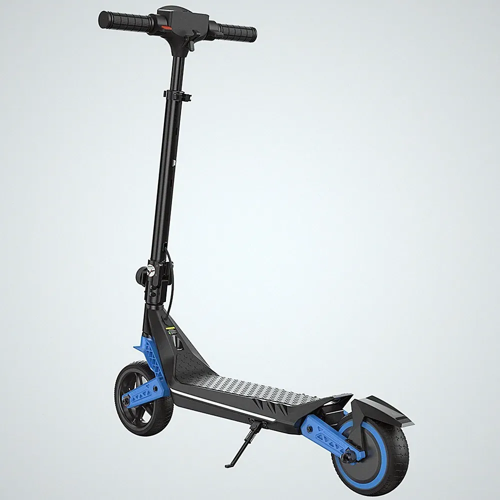 K6 6,5" Kinderroller Elektroroller mit Bluetooth Klappbar E-Scooter 16KM/H Blau