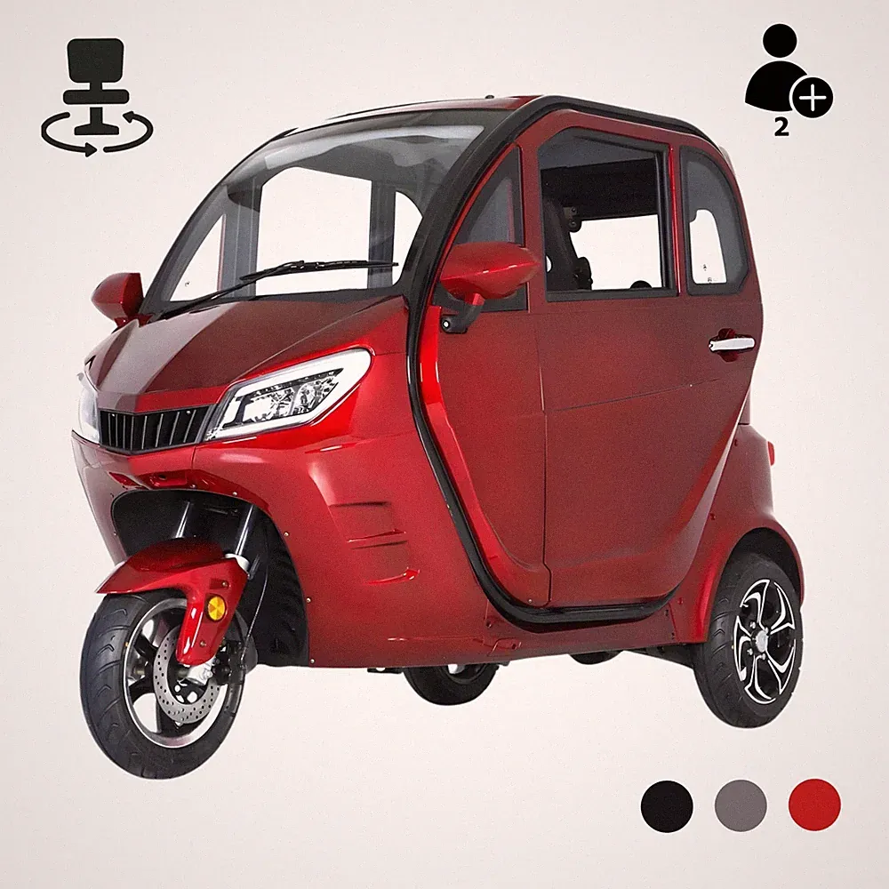 Kabinenroller 3-Rad EV31 2,2 kW – führerscheinfrei 25 km/h Blei-Gel E-Dreirad