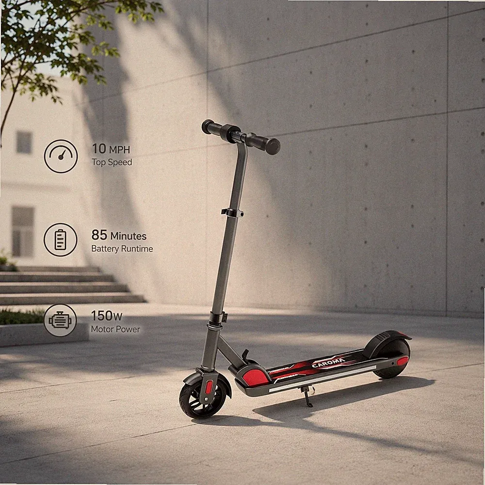 Kinder E Scooter von 8-12 Jahren,bis zu 16 km/h & 8 km,Elektroroller Kinder mit