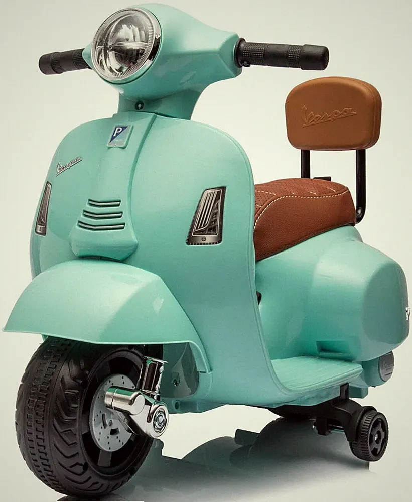 Kinder Elektro Roller Vespa Scooter Elektroroller Kinderroller mit Rückenlehne