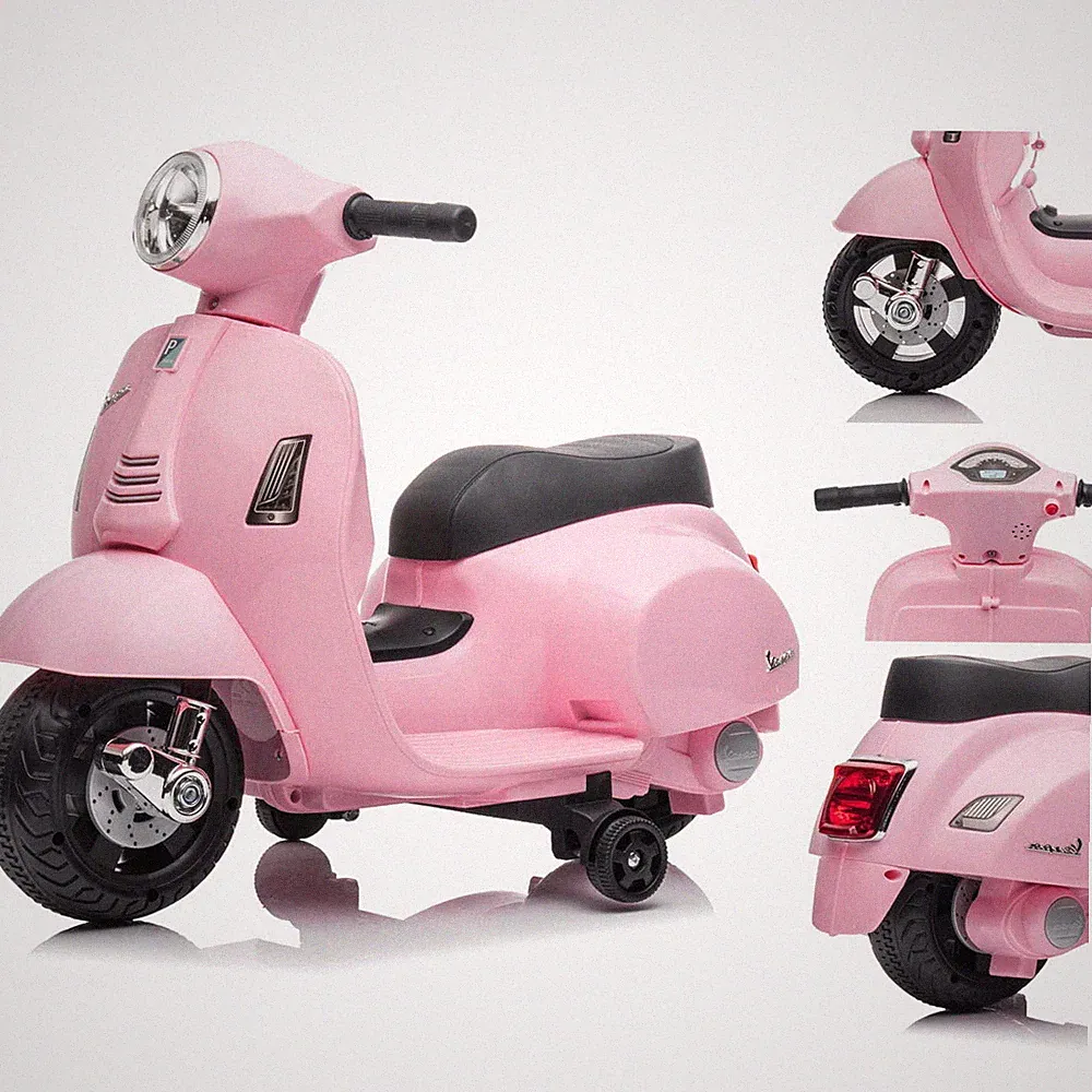 Kinder Elektro Roller Vespa Scooter Elektroroller Kinderroller rosa Sun Baby