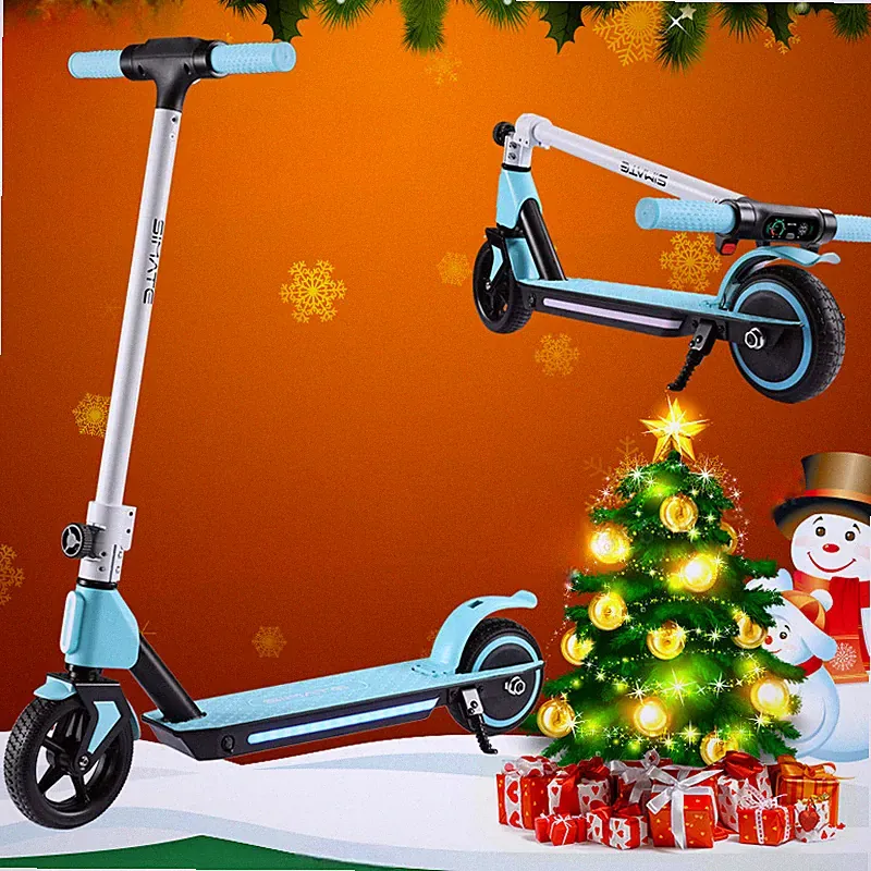 Kinder Elektroroller 130W Elektroscooter Bis 8KM Klappbar E-Scooter Geschenk NEU