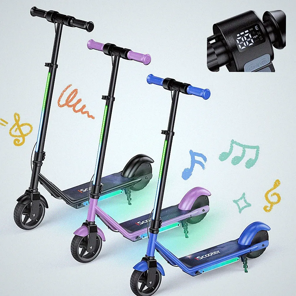 Kinder Elektroroller 16km/h Klappbar Elektroscooter LED-Anzeige Elektro Roller