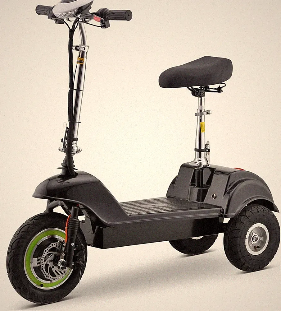 KLAPPBARER 3-RAD ELEKTROMOBILITÄTSROLLER MIT SITZ 350W