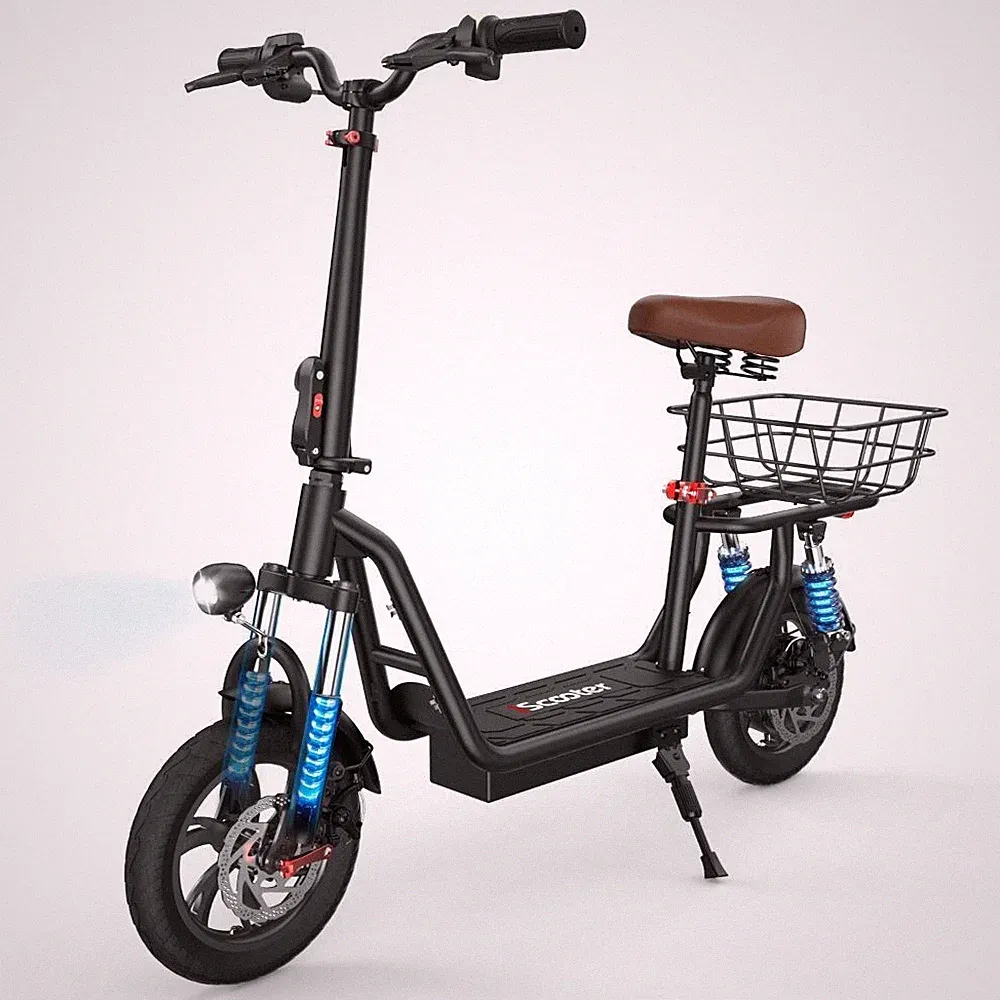 Klappbarer E-Scooter 500W 12 Zoll Elektroroller 30kmh 7.5AH Vollfederung Offroad