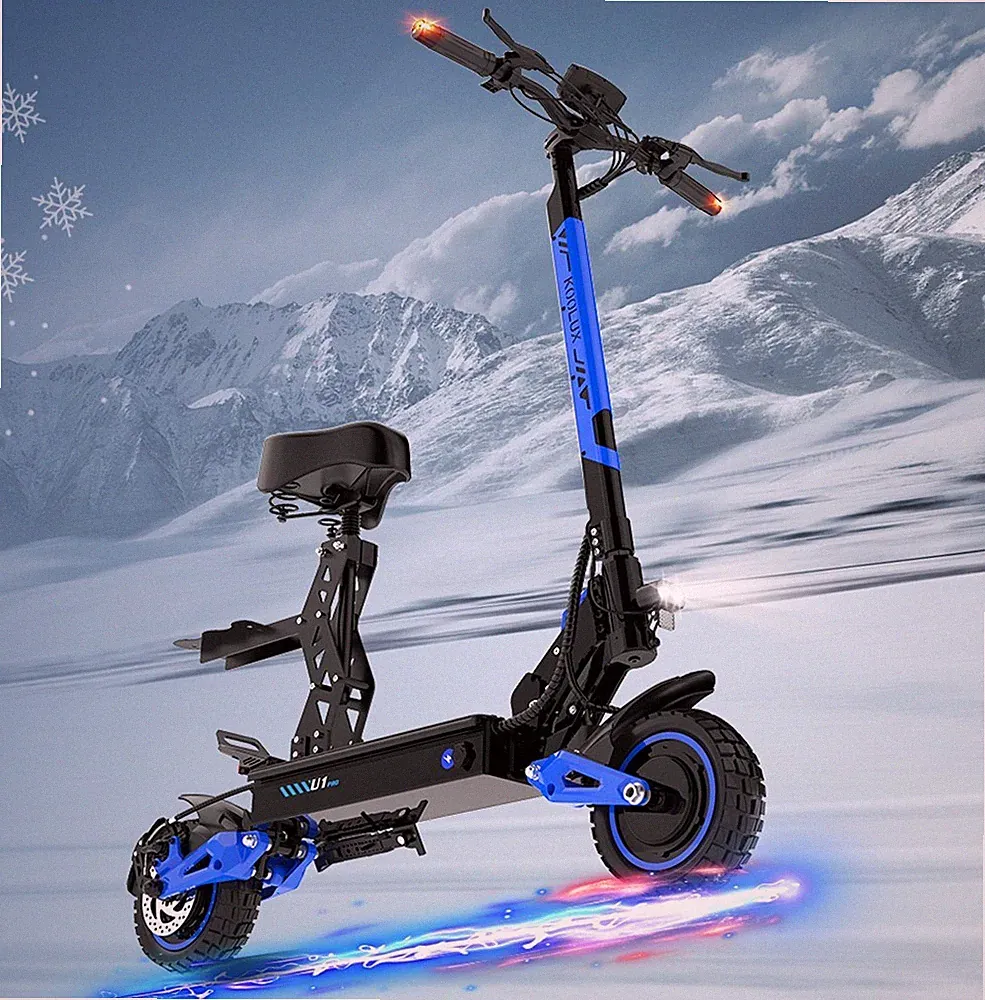KOOLUX U1 Pro Elektroroller 1000W 48V 20.8AH E-Roller 70KM Offroad Mit APP 10''