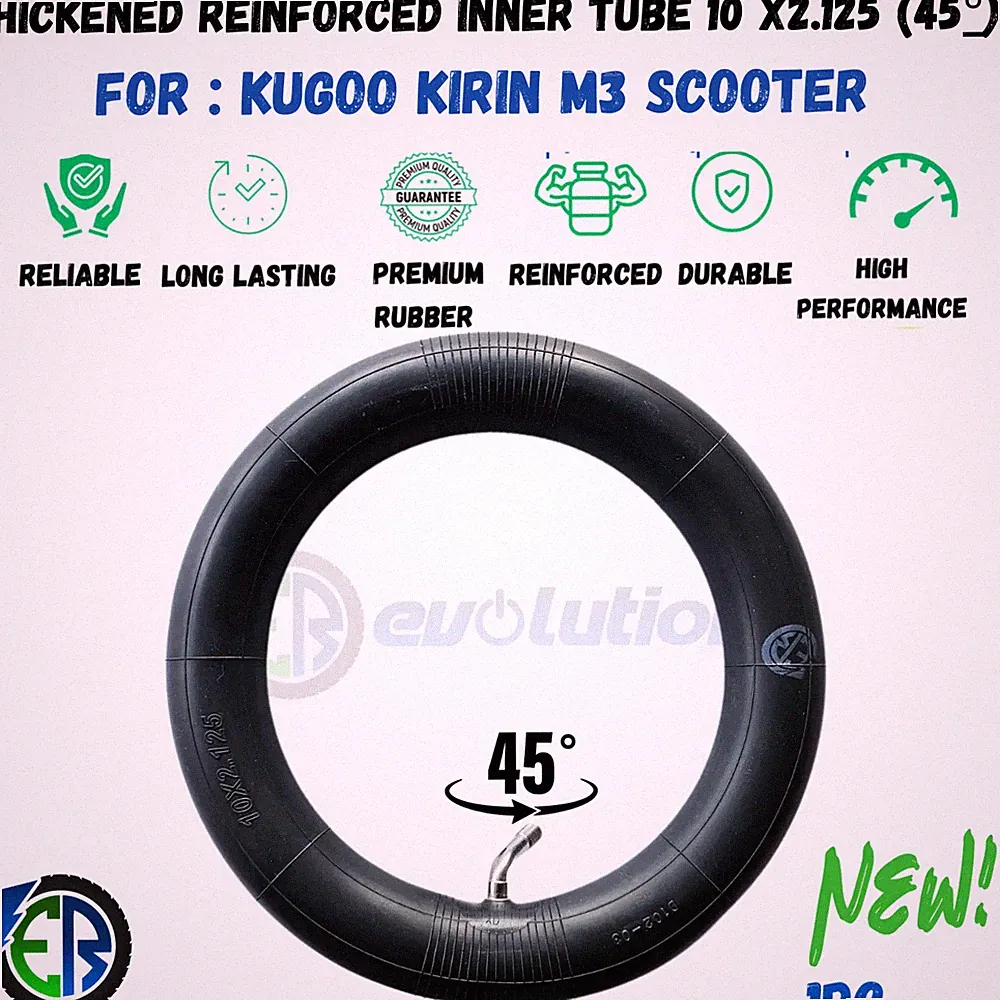Kugoo Schlauch DICK VERSTÄRKT FÜR Kugoo Kirin M3 vorne 1 Stück UK NEU