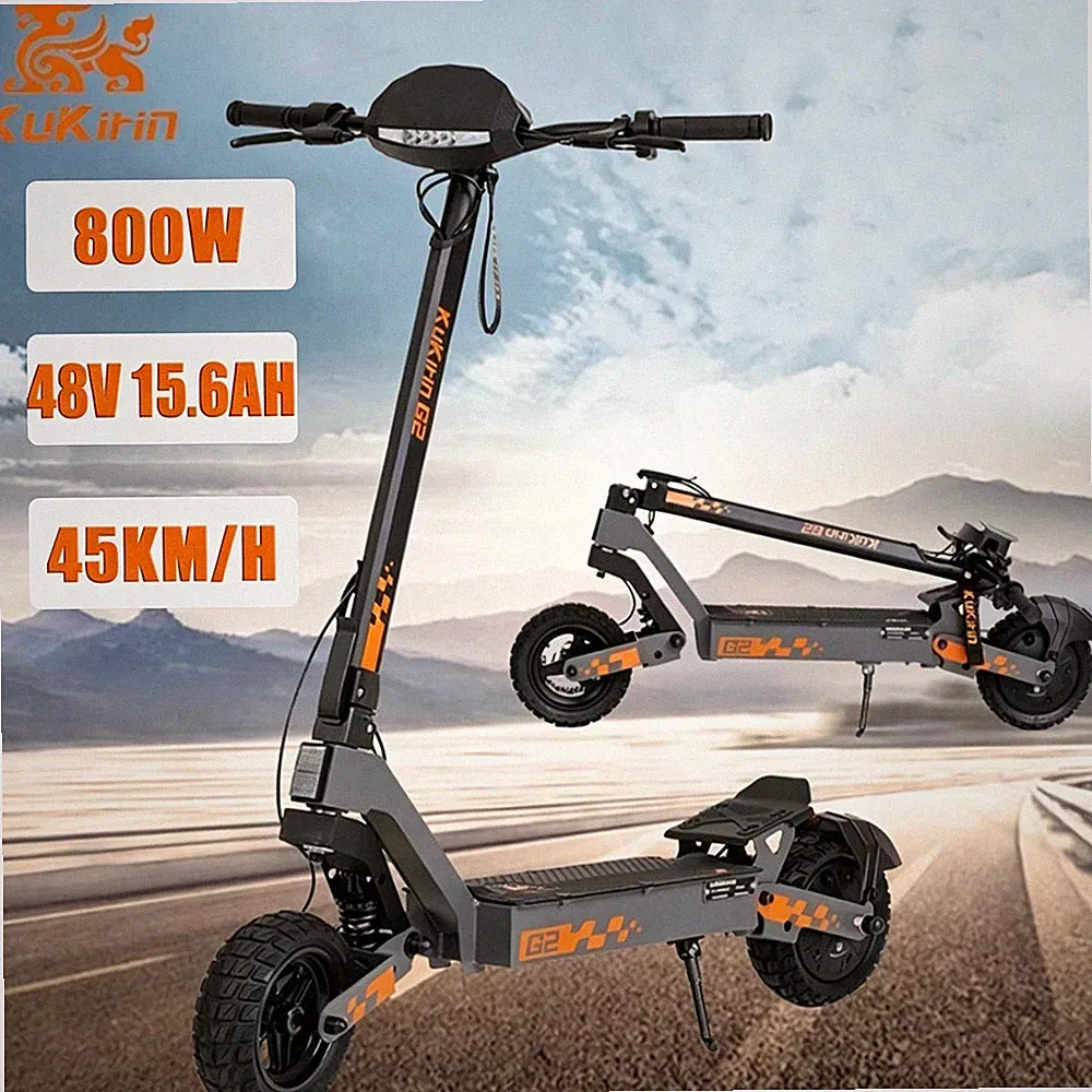 KUKIRIN G 2 10 Zoll Elektroroller 800W 48V 15.6AH Offroad E-Scooter 45km/h
