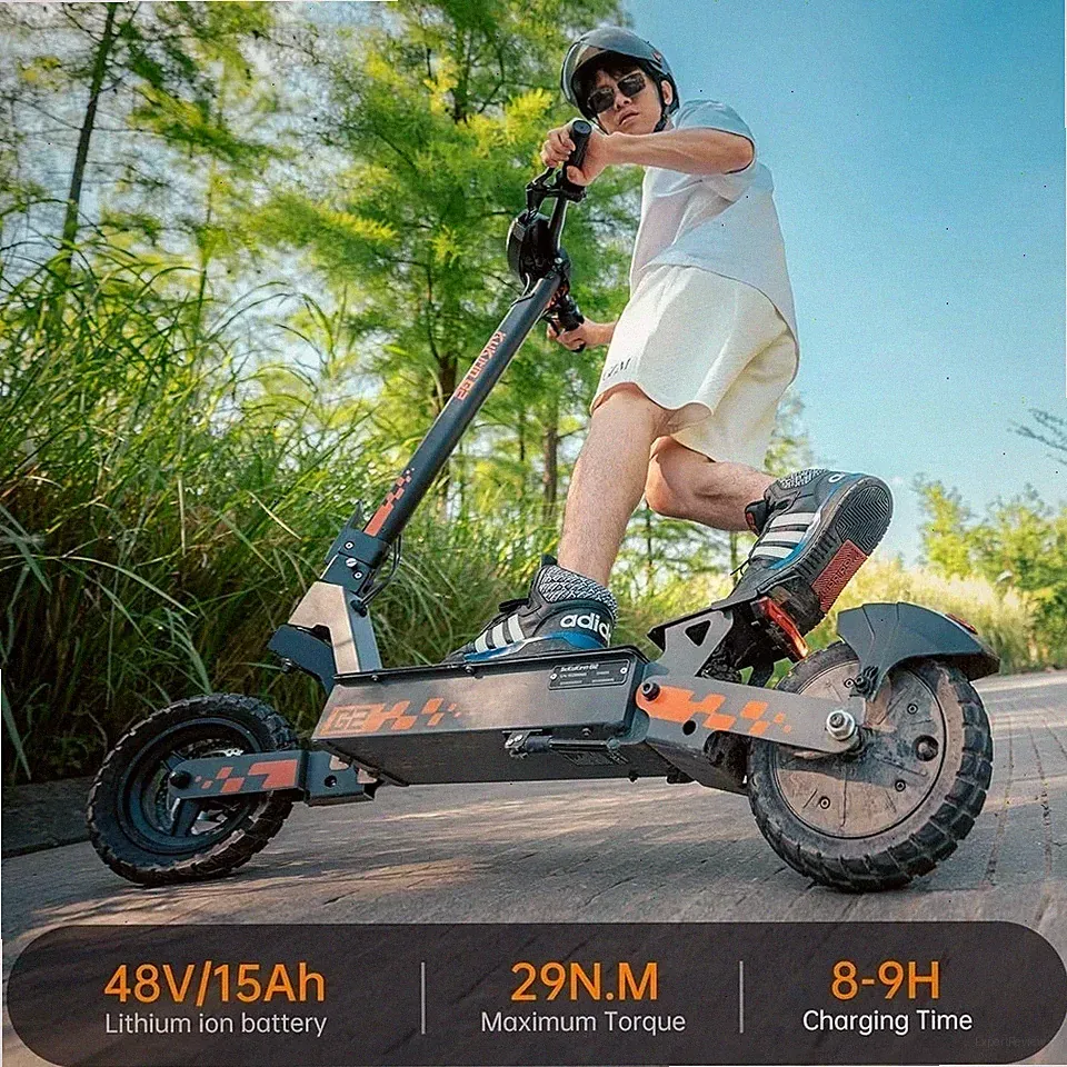 🔥KuKirin G 2 Elektroroller für Erwachsene offroad 800W 48V 15Ah Faltbarer 45KMH
