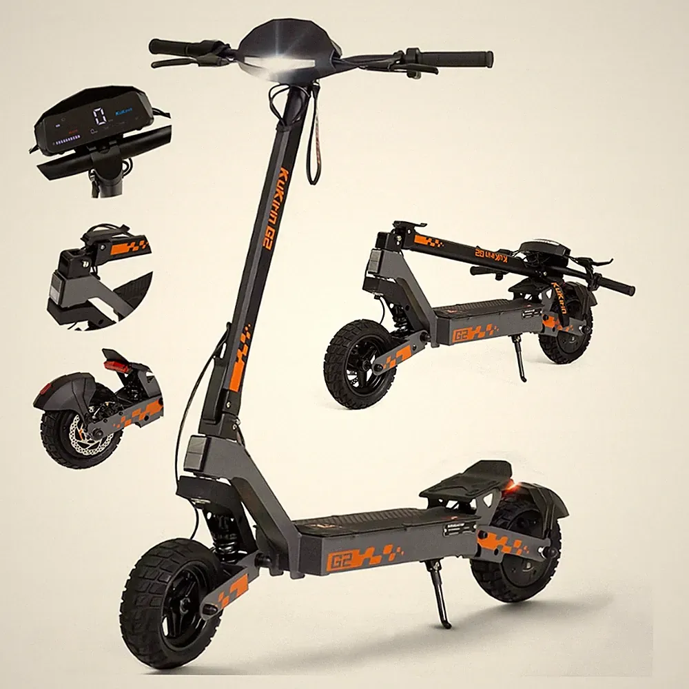 🔥KuKirin G 2 Faltrad‌ Elektroroller 800W 48V 15Ah Offroad E-Scooter 55KM 45KM/H