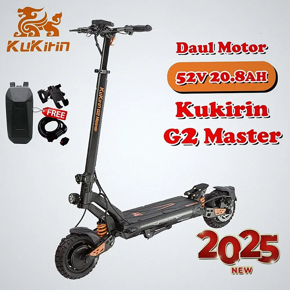 Kukirin G2Master 10 Zoll Elektroroller 52V 20.8Ah Klappbar All Terrain E-Scooter